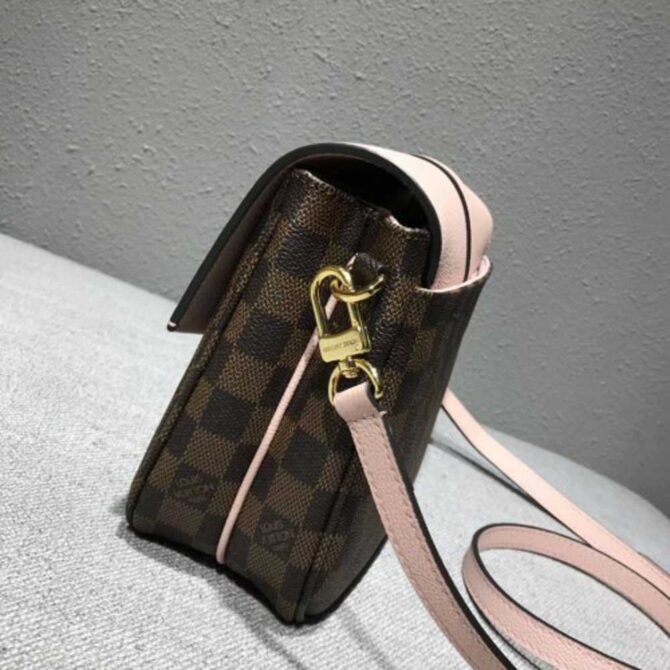 Louis Vuitton Replica Damier Ebene Canvas Clapton PM Bag N44243 Magnolia 2018