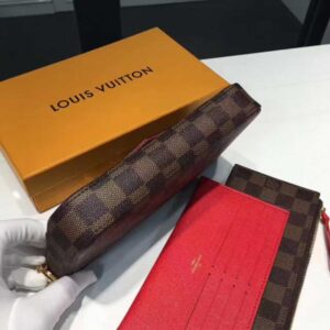 Louis Vuitton Replica Damier Ebene Canvas Pochette Felicie Chain Wallet M63032 Bag