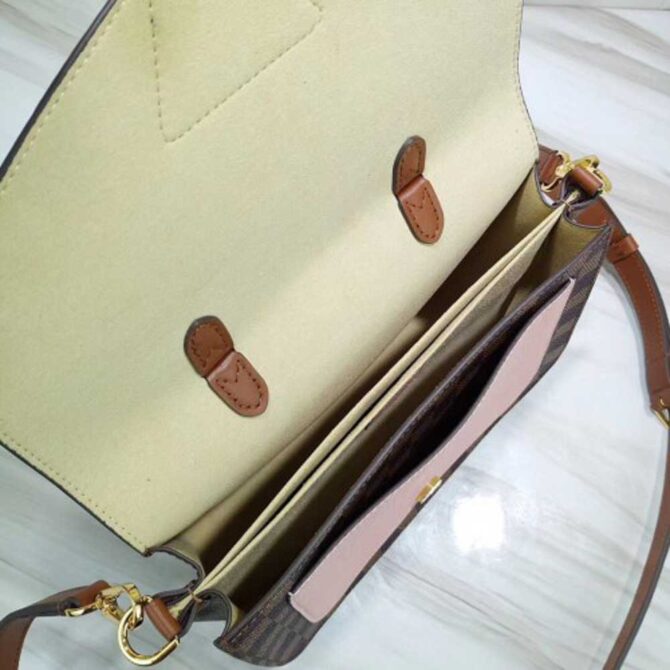 Louis Vuitton Replica Damier Ebene Canvas Trendy Crossbody Bag N40147 Venus 2019