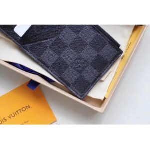 Louis Vuitton Replica Damier Graphite Canvas Coin Card Holder N64038