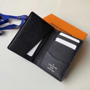 Louis Vuitton Replica Damier Graphite Pixel Canvas Pocket Organiser Wallet N60159 Gray 2019