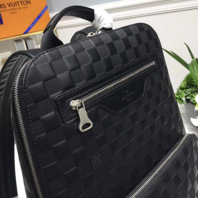 Louis Vuitton Replica Damier Infini Leather Avenue Backpack N41043 Onyx 2017