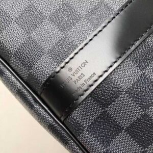 Louis Vuitton Replica Dammier Graphite Canvas Keepall 45/50/55 With Strap