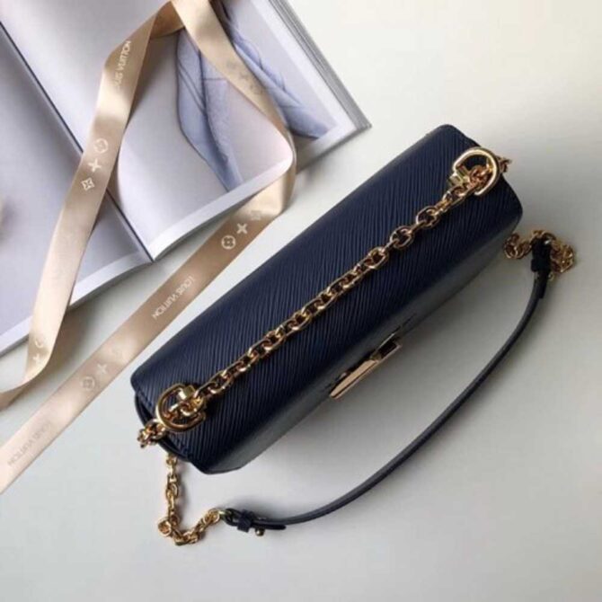 Louis Vuitton Replica EPI Twist MM Bag Indigo 2018