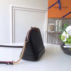 Louis Vuitton Replica Epi Alma Mini Bag Black/Fuchsia 2018