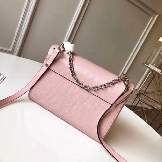 Louis Vuitton Replica Epi Braided Heart Twist MM Bag M53126 Pink 2018