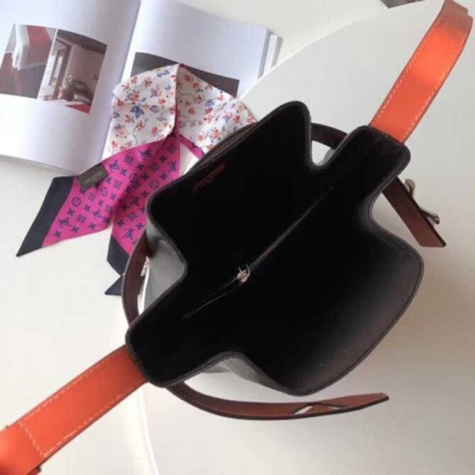 Louis Vuitton Replica Epi Leather Bucket Bag M55188 Black 2018