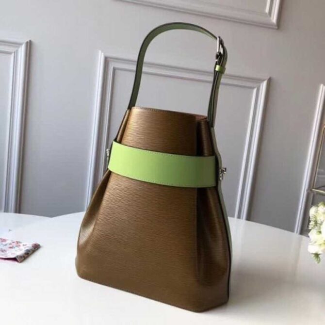 Louis Vuitton Replica Epi Leather Bucket Bag M55188 Green 2018