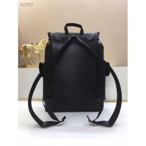Louis Vuitton Replica Epi Leather Christopher PM Backpack Bag M50159 Black