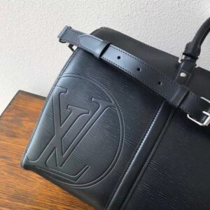 Louis Vuitton Replica Epi Leather Keepall 45 Bag Black 2018