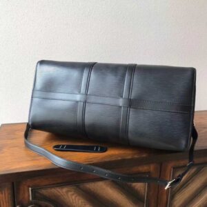Louis Vuitton Replica Epi Leather Keepall 45 Bag Supreme Black 2018
