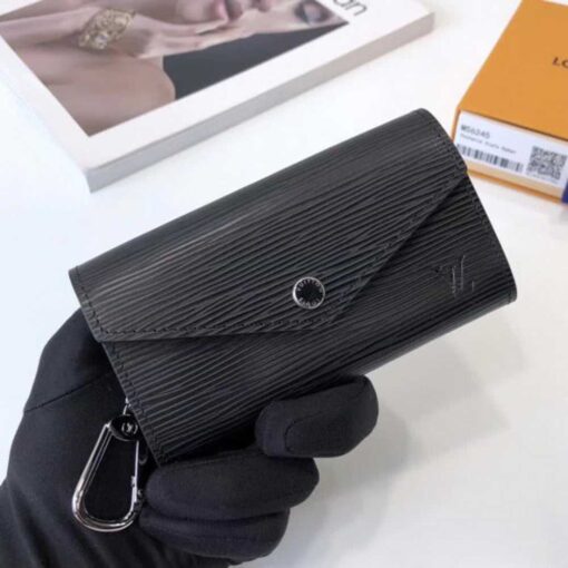 Louis Vuitton Replica Epi Leather Key Pouch M56245 Noir