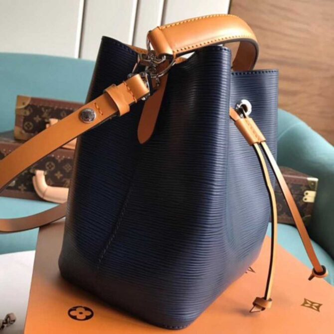 Louis Vuitton Replica Epi Leather NeoNoe BB Bucket Bag M53610 Indigo