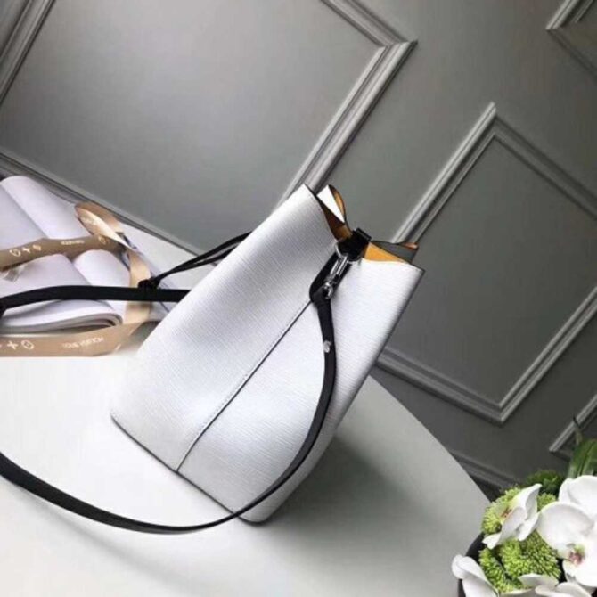 Louis Vuitton Replica Epi Leather NeoNoe Bag M53371 White 2018