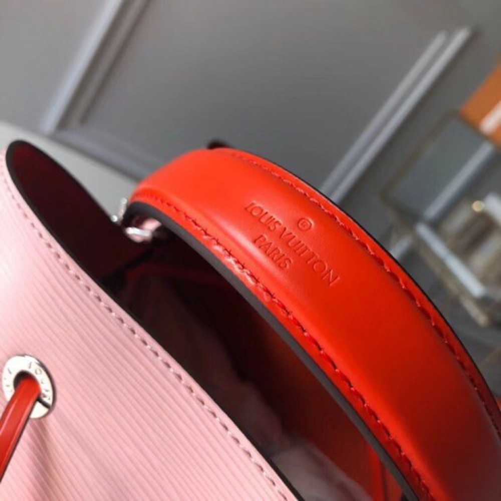 Authentic Louis Vuitton Epi Neo Noe in Ballerine Pink Bucket Shoulder Bag  M54370