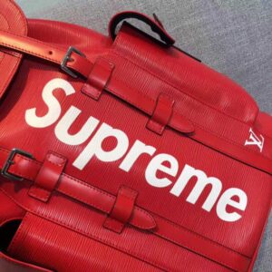 Louis Vuitton Replica Epi Leather Supreme Christopher PM Backpack M58828  Red 2017 - AAAReplica