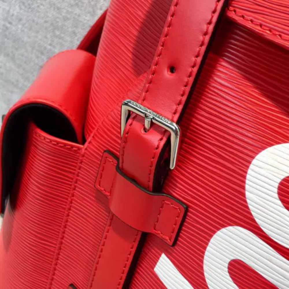 Louis Vuitton x Supreme Christopher Backpack Epi PM Red $370