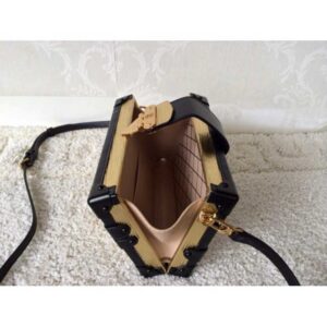 Louis Vuitton Replica Epi Leather Trim Petite Malle Bag golden