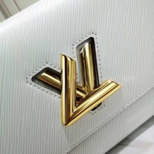Louis Vuitton Replica Epi Leather Twist MM Bag M53596 White 2019