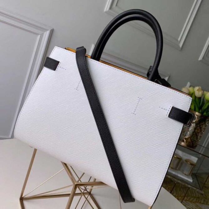 Louis Vuitton Replica Epi Leather Twist Tote Bag M53396 White
