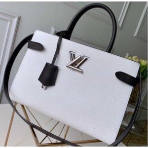Louis Vuitton Replica Epi Leather Twist Tote Bag M53396 White