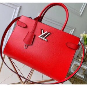 Louis Vuitton Replica Epi Leather Twist Tote Bag M54811 Coquelicot