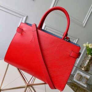 Louis Vuitton Replica Epi Leather Twist Tote Bag M54811 Coquelicot