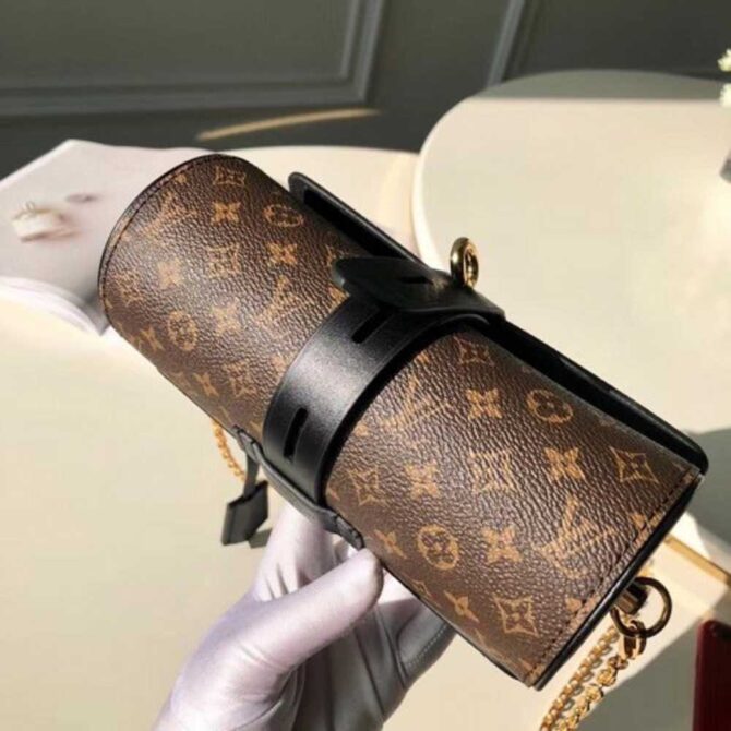 Louis Vuitton Replica Epi Leather and Monogram Canvas Glasses Case Bag M43903 Noir 2018