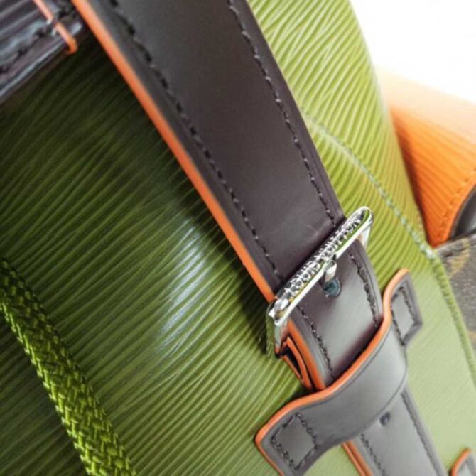 Louis Vuitton Replica Epi Patchwork Christopher PM Backpack Bag M58843 Khaki