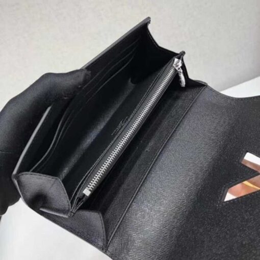 Louis Vuitton Replica Epi leather Twist Wallet M61178 Black