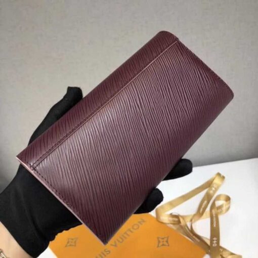 Louis Vuitton Replica Epi leather Twist Wallet M64325 Burgundy