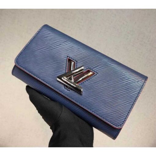 Louis Vuitton Replica Epi leather Twist Wallet M64401 Blue