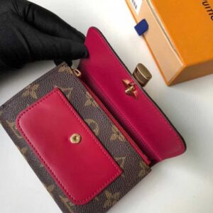 Louis Vuitton Replica FLOWER COMPACT WALLET M62567 Fuchsia 2018