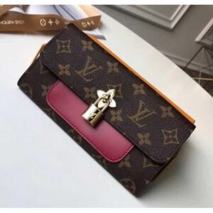 Louis Vuitton Replica FLOWER LONG WALLET M62566 FUCHSIA 2018