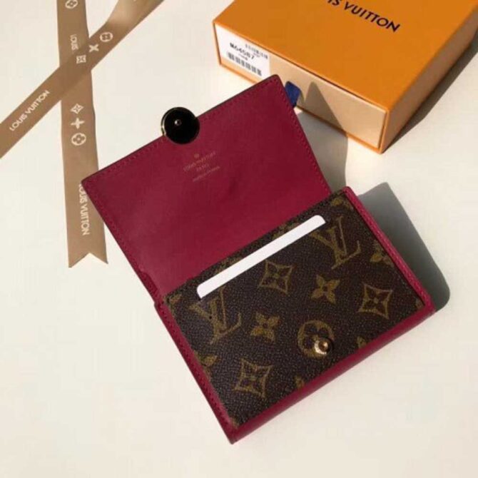 Louis Vuitton Replica Flore Compact Wallet in Monogram Canvas M64588 Fuchsia