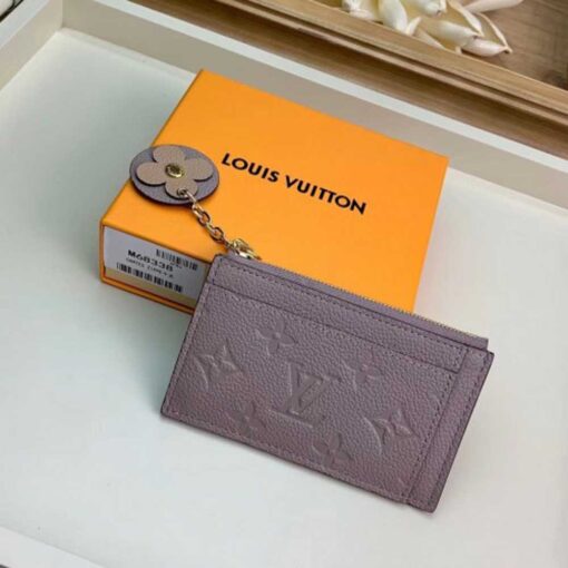 Louis Vuitton Replica Flower Monogram Empreinte Zipped Card Holder M68338 Vison 2019