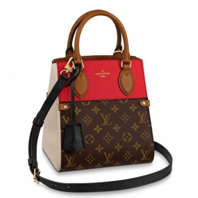 Louis Vuitton Replica Fold Tote PM Monogram Calfskin M45389