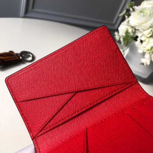 Louis Vuitton Replica Football Print Wallet M63226 Red/White 2018