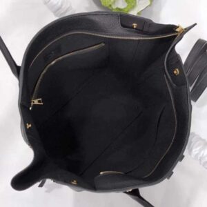 Louis Vuitton Replica Freedom Grained Calfkin Leather Tote Handbag M54843 Noir 2017