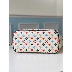 Louis Vuitton Replica Game On Neverfull MM White Bag M57462