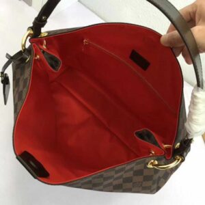 Louis Vuitton Replica Graceful Hobo MM Bag Damier Ebene Canvas N44045 2018