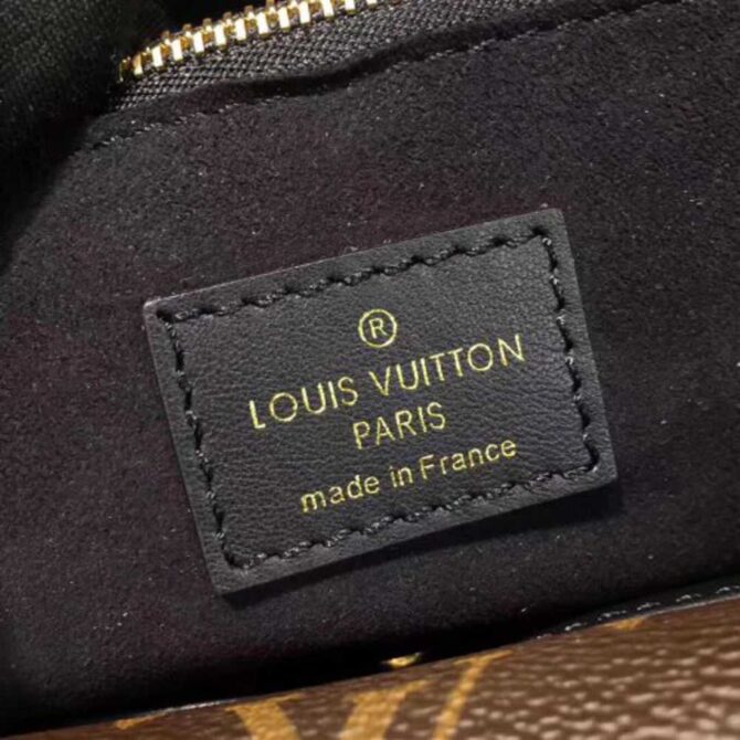 Louis Vuitton Replica Grained Calfskin Double V Handbag M54439 Noir 2017