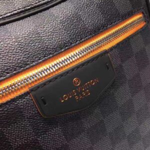 Louis Vuitton Replica Josh Backpack Bag N42403 Damier Graphite Canvas 2017(75504)