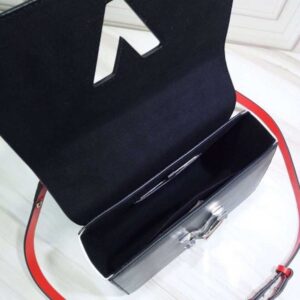 Louis Vuitton Replica LV Replica Love Lock Charms Epi Leather Twist MM Bag M52894 Noir 2019