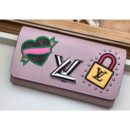 Louis Vuitton Replica LV Replica Stories Epi Leather Twist Wallet M63456 Pink 2019