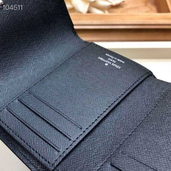 Louis Vuitton Replica LV Replica Stories Epi Leather Victorine Wallet M63325 Black 2019