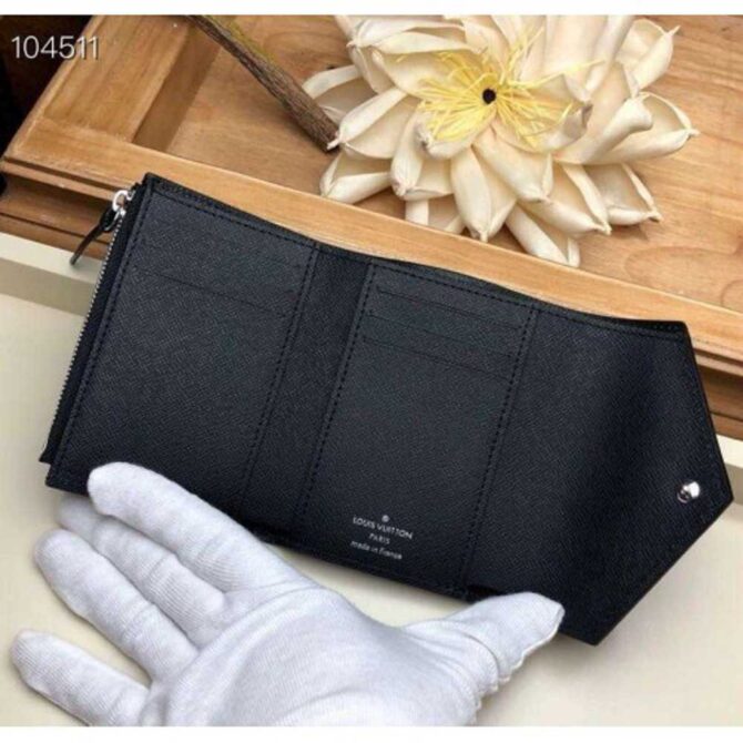 Louis Vuitton Replica LV Replica Stories Epi Leather Victorine Wallet M63325 Black 2019