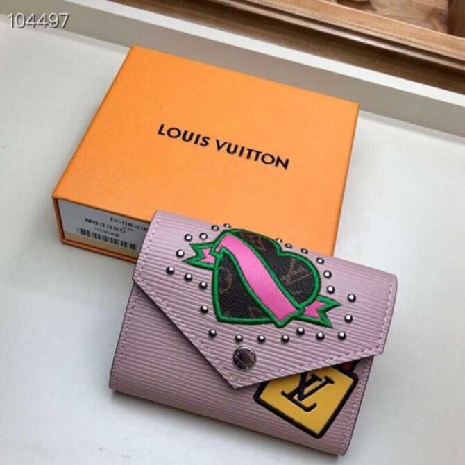 Louis Vuitton Replica LV Replica Stories Epi Leather Victorine Wallet M63325 Pink 2019