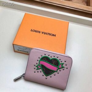 Louis Vuitton Replica LV Replica Stories Epi Leather Zippy Coin Purse M63723 Rose Ballerine 2019