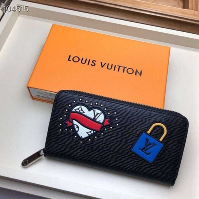 Louis Vuitton Replica LV Replica Stories Epi Leather Zippy Wallet M63376 Noir 2019